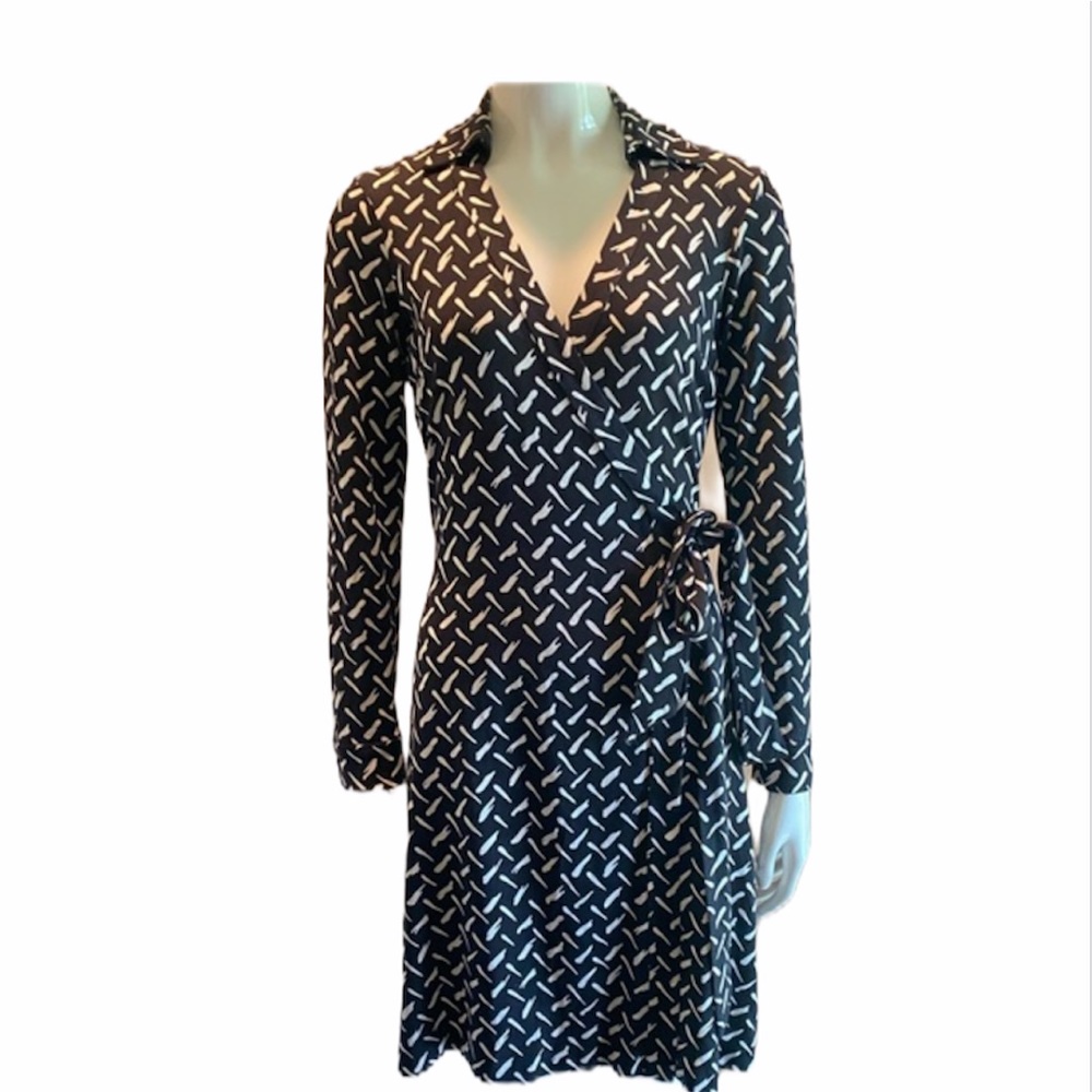 DVF silk dress